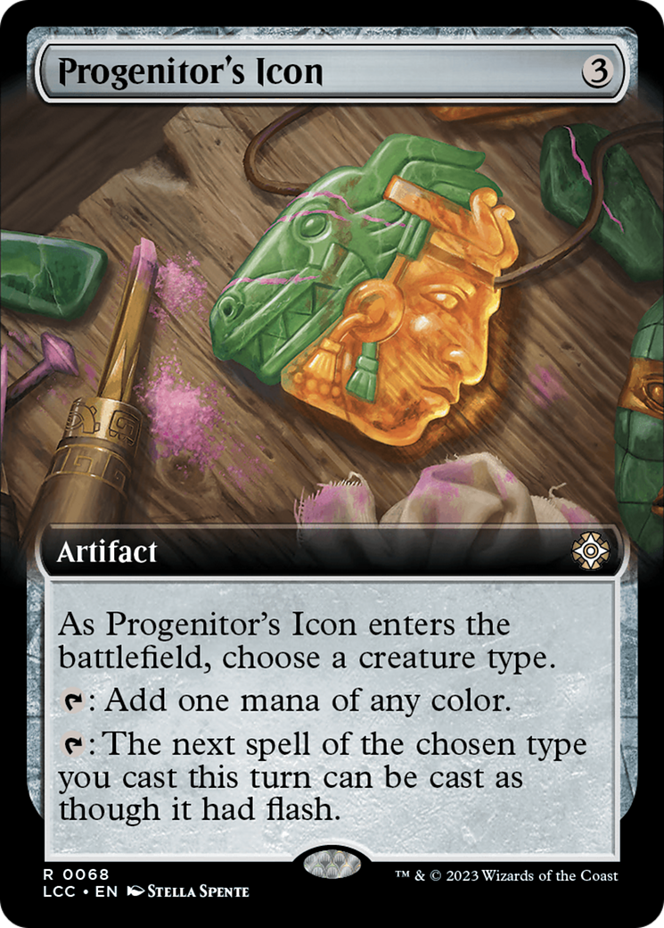 Progenitor's Icon (Extended Art) [The Lost Caverns of Ixalan Commander] | Pegasus Games WI