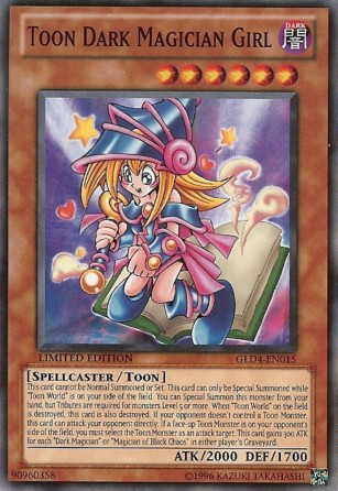 Toon Dark Magician Girl [GLD4-EN015] Common | Pegasus Games WI