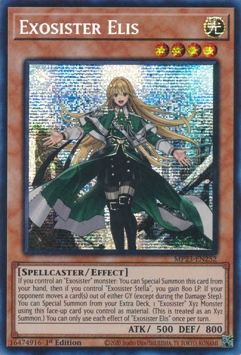 Exosister Elis [MP23-EN252] Prismatic Secret Rare | Pegasus Games WI