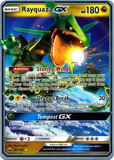 Rayquaza GX (109/168) (Dragones y Sombras - Pedro Eugenio Torres) [World Championships 2018] | Pegasus Games WI