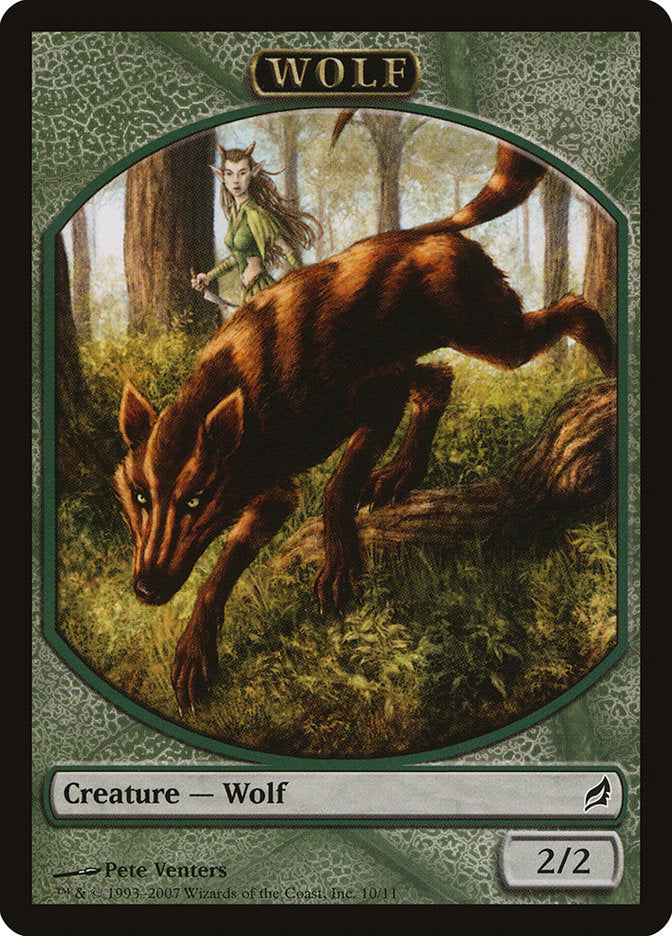 Wolf Token [Lorwyn Tokens] | Pegasus Games WI