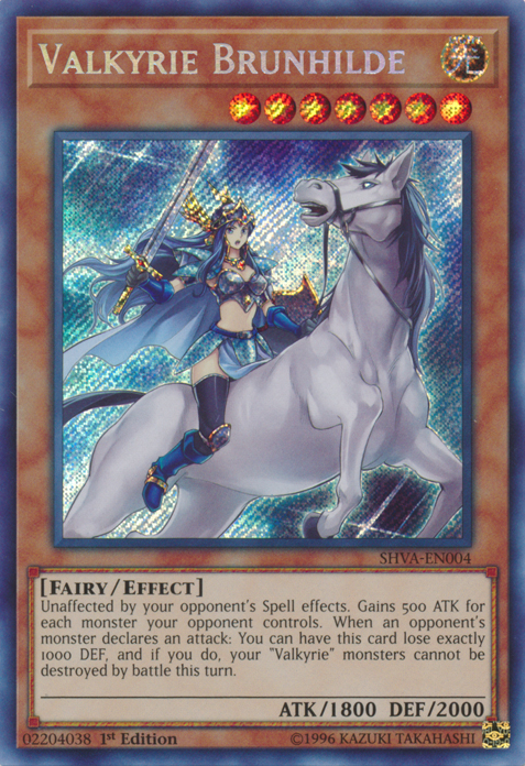 Valkyrie Brunhilde [SHVA-EN004] Secret Rare | Pegasus Games WI