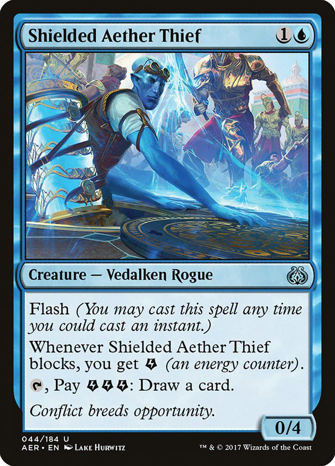 Shielded Aether Thief [Aether Revolt] | Pegasus Games WI
