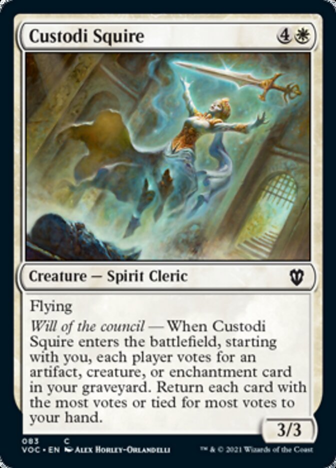 Custodi Squire [Innistrad: Crimson Vow Commander] | Pegasus Games WI