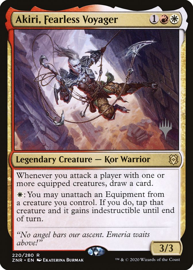 Akiri, Fearless Voyager (Promo Pack) [Zendikar Rising Promos] | Pegasus Games WI