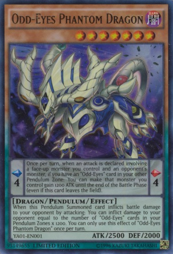 Odd-Eyes Phantom Dragon [YA01-EN001] Ultra Rare | Pegasus Games WI