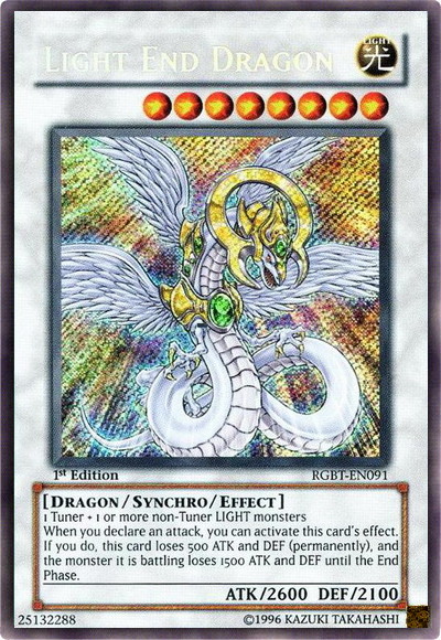 Light End Dragon [RGBT-EN091] Secret Rare | Pegasus Games WI