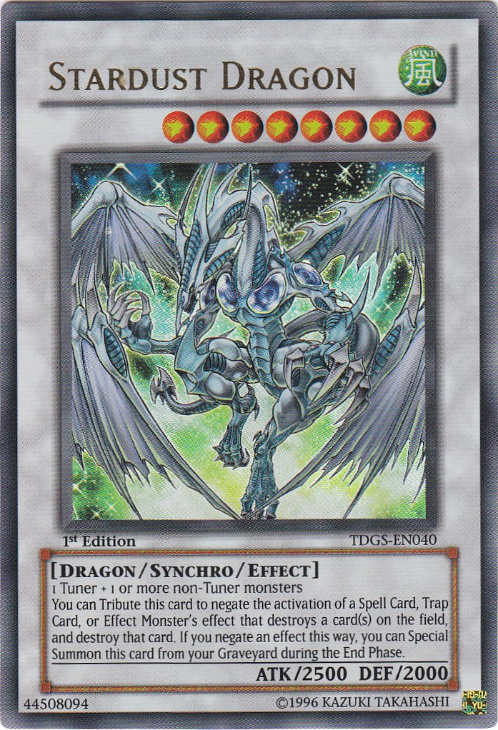 Stardust Dragon [TDGS-EN040] Ultra Rare | Pegasus Games WI