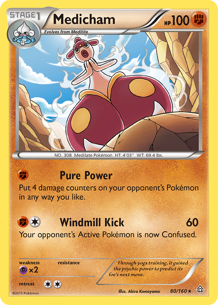 Medicham (80/160) [XY: Primal Clash] | Pegasus Games WI