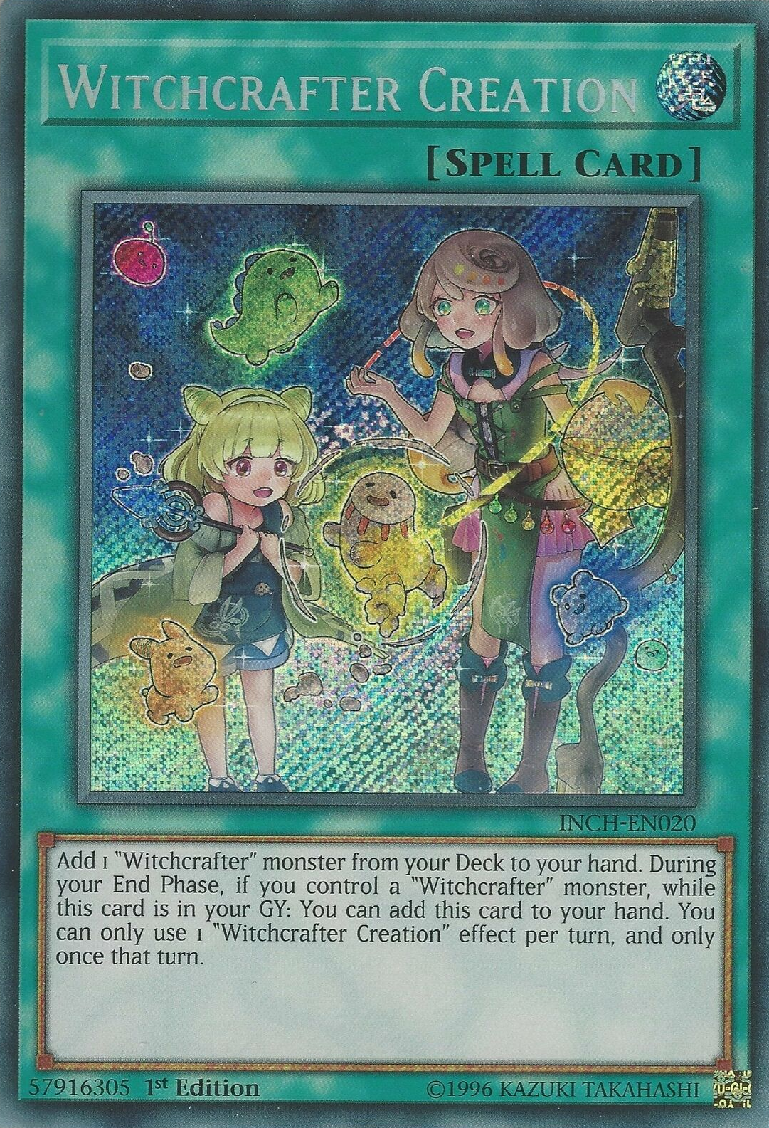 Witchcrafter Creation [INCH-EN020] Secret Rare | Pegasus Games WI