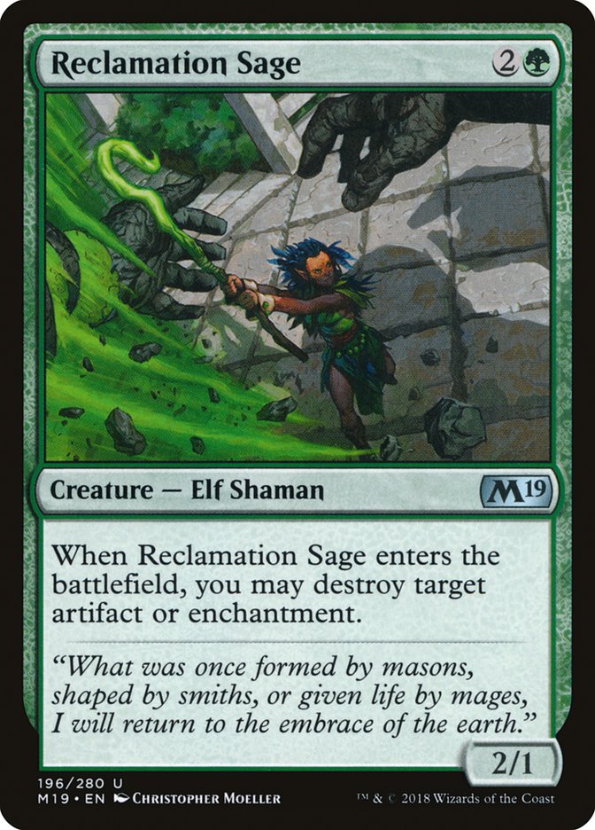 Reclamation Sage [Core Set 2019] | Pegasus Games WI