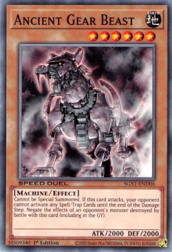 Ancient Gear Beast [SGX1-END06] Common | Pegasus Games WI