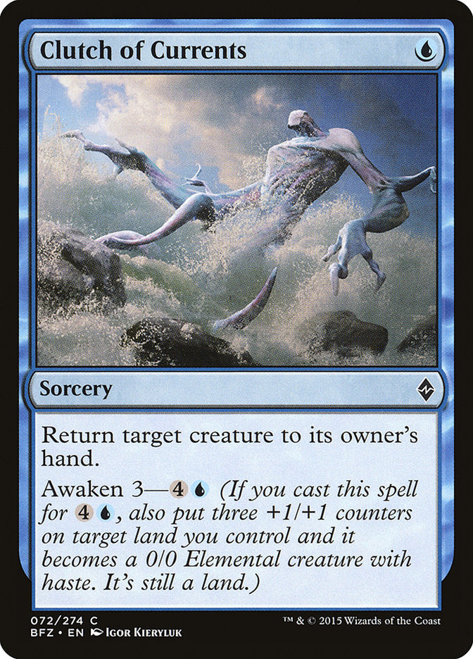 Clutch of Currents [Battle for Zendikar] | Pegasus Games WI