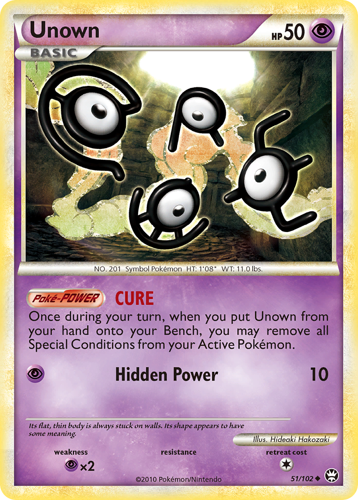 Unown (51/102) [HeartGold & SoulSilver: Triumphant] | Pegasus Games WI