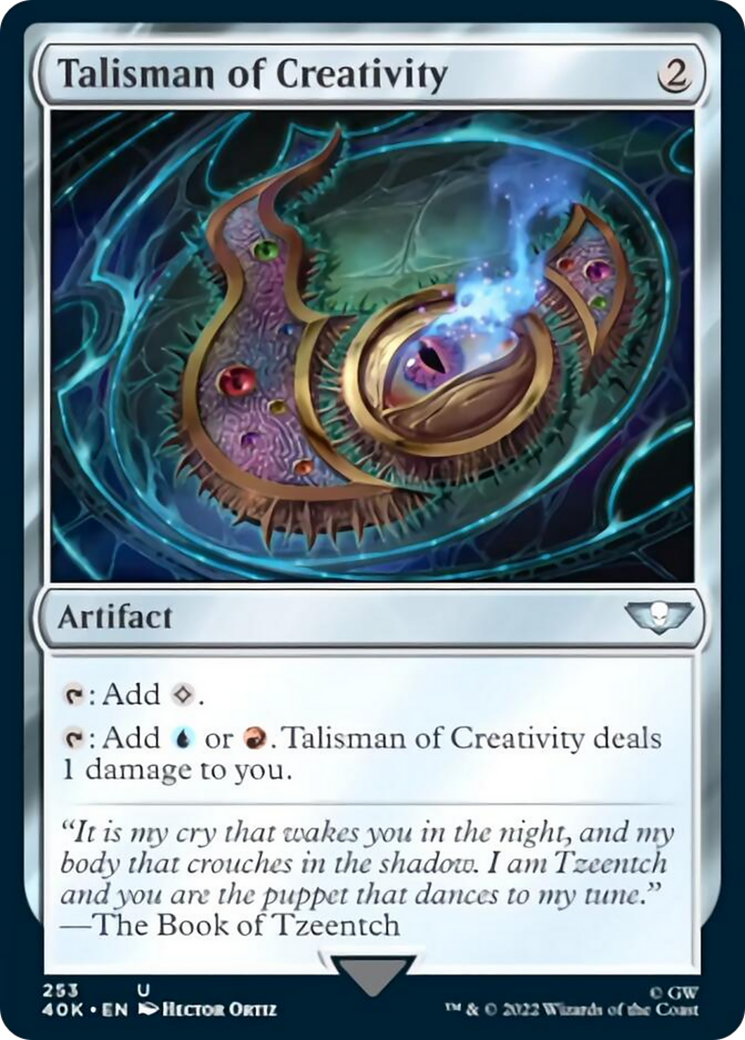 Talisman of Creativity (Surge Foil) [Warhammer 40,000] | Pegasus Games WI