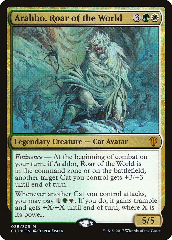 Arahbo, Roar of the World [Commander 2017] | Pegasus Games WI