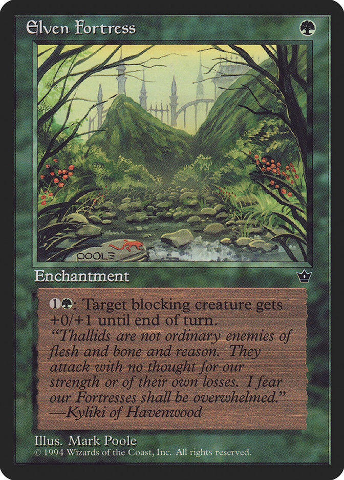 Elven Fortress (Mark Poole) [Fallen Empires] | Pegasus Games WI