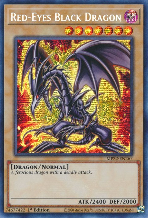 Red-Eyes Black Dragon [MP22-EN267] Prismatic Secret Rare | Pegasus Games WI