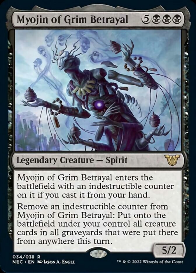 Myojin of Grim Betrayal [Kamigawa: Neon Dynasty Commander] | Pegasus Games WI
