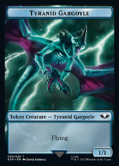 Tyranid (017) // Tyranid Gargoyle Double-Sided Token (Surge Foil) [Warhammer 40,000 Tokens] | Pegasus Games WI