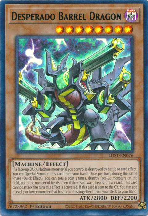 Desperado Barrel Dragon (Green) [LDS1-EN076] Ultra Rare | Pegasus Games WI