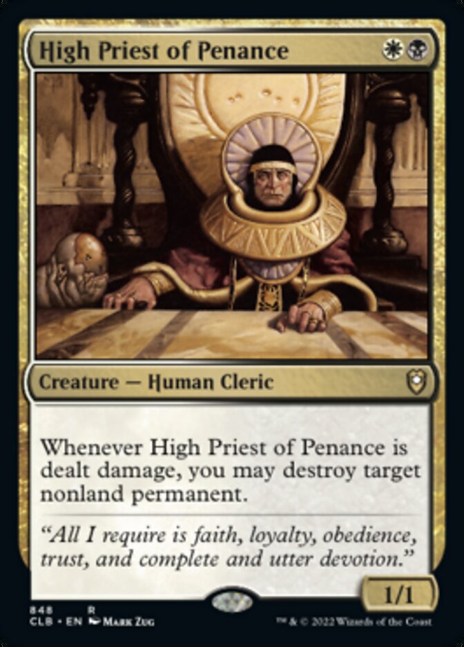 High Priest of Penance [Commander Legends: Battle for Baldur's Gate] | Pegasus Games WI