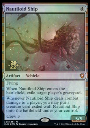 Nautiloid Ship [Commander Legends: Battle for Baldur's Gate Prerelease Promos] | Pegasus Games WI