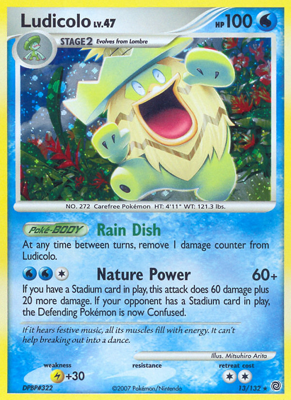 Ludicolo (13/132) [Diamond & Pearl: Secret Wonders] | Pegasus Games WI