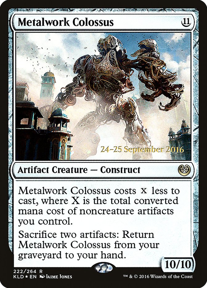 Metalwork Colossus [Kaladesh Prerelease Promos] | Pegasus Games WI