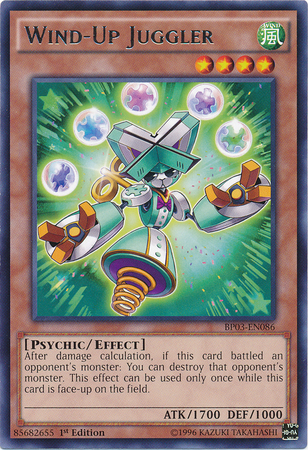 Wind-Up Juggler [BP03-EN086] Rare | Pegasus Games WI