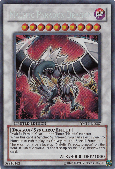 Malefic Paradox Dragon [YMP1-EN007] Secret Rare | Pegasus Games WI