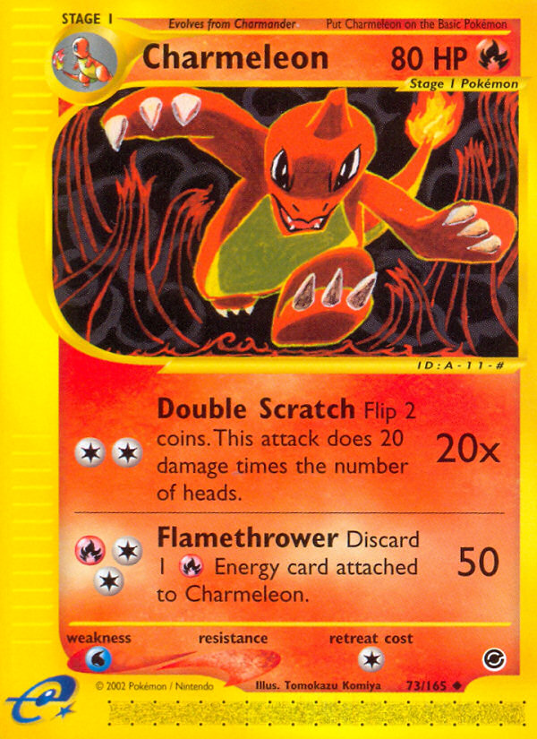 Charmeleon (73/165) [Expedition: Base Set] | Pegasus Games WI