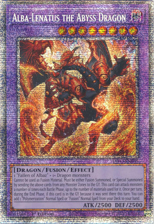 Alba-Lenatus the Abyss Dragon [DIFO-EN035] Starlight Rare | Pegasus Games WI