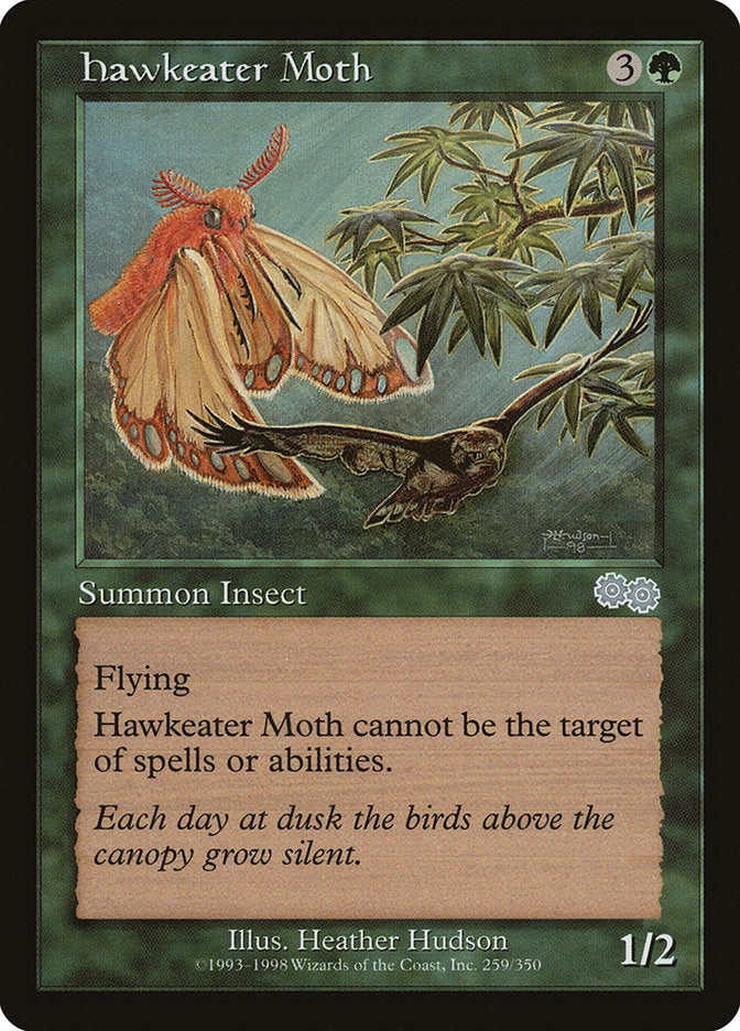 Hawkeater Moth [Urza's Saga] | Pegasus Games WI