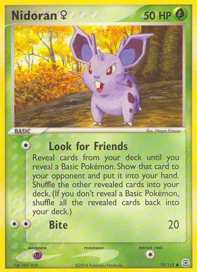 Nidoran (70/112) (Female) [EX: FireRed & LeafGreen] | Pegasus Games WI