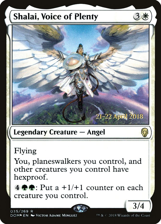 Shalai, Voice of Plenty [Dominaria Prerelease Promos] | Pegasus Games WI