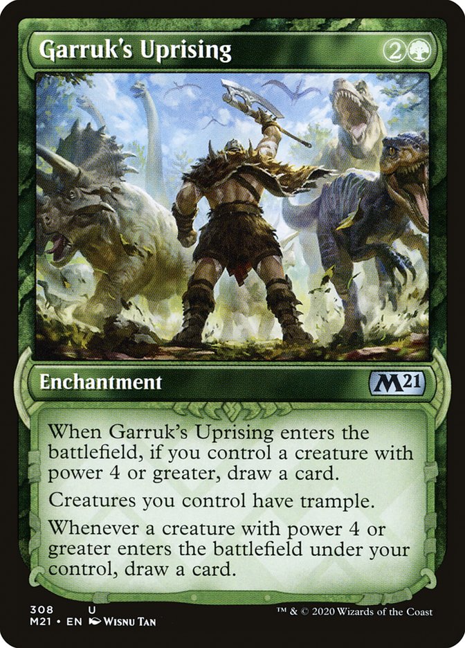 Garruk's Uprising (Showcase) [Core Set 2021] | Pegasus Games WI