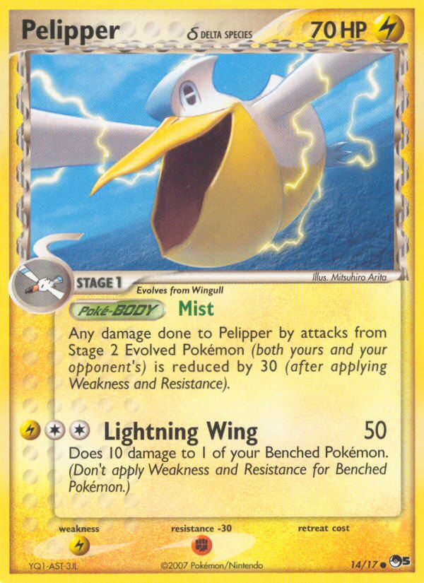 Pelipper (14/17) (Delta Species) [POP Series 5] | Pegasus Games WI