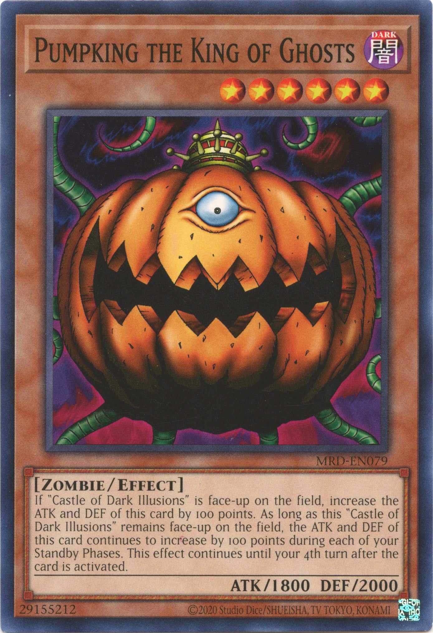 Pumpking the King of Ghosts (25th Anniversary) [MRD-EN079] Common | Pegasus Games WI