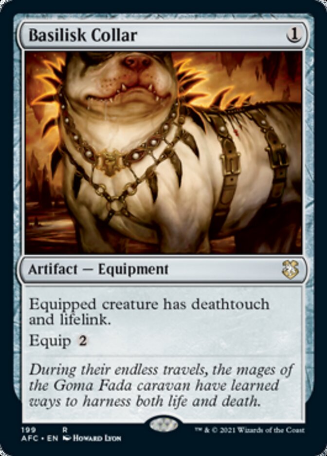 Basilisk Collar [Dungeons & Dragons: Adventures in the Forgotten Realms Commander] | Pegasus Games WI