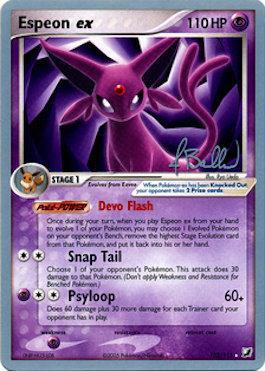 Espeon ex (102/115) (Eeveelutions - Jimmy Ballard) [World Championships 2006] | Pegasus Games WI