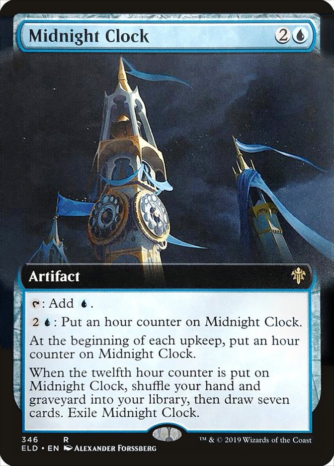 Midnight Clock (Extended Art) [Throne of Eldraine] | Pegasus Games WI