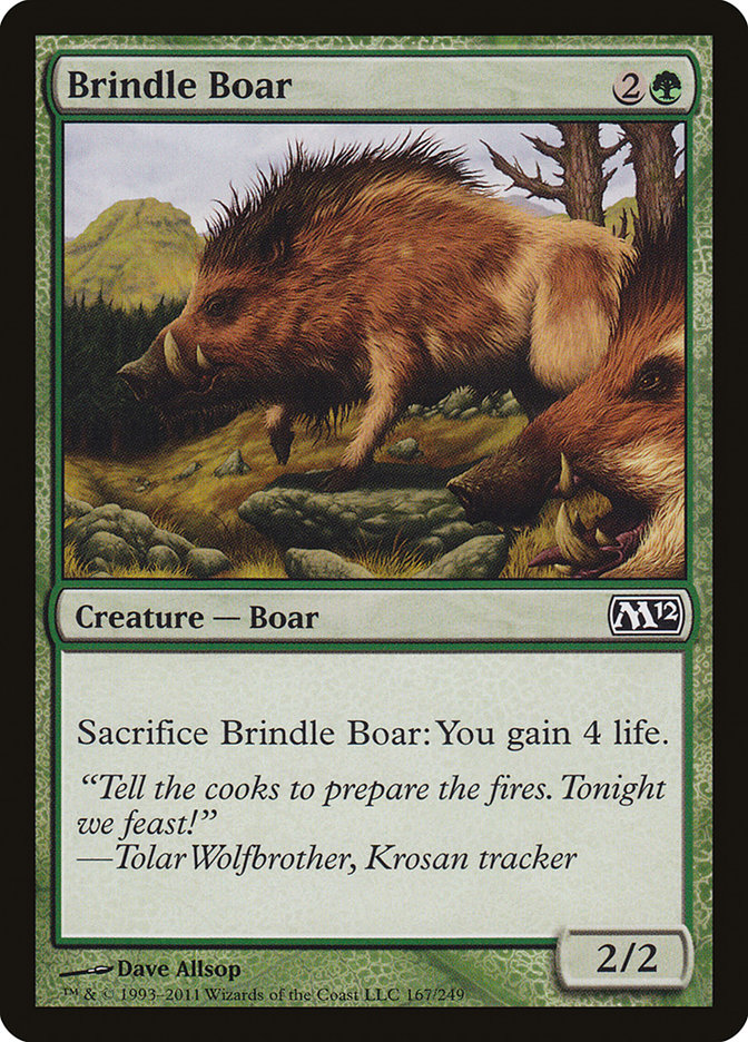 Brindle Boar [Magic 2012] | Pegasus Games WI