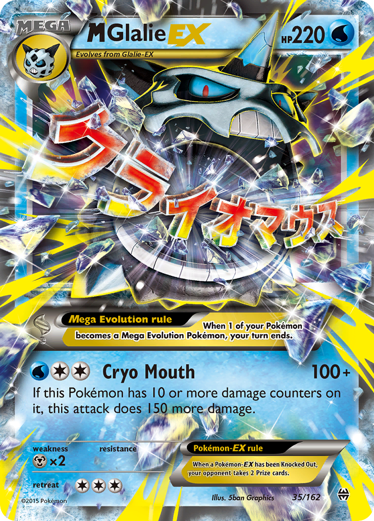 M Glalie EX (35/162) [XY: BREAKthrough] | Pegasus Games WI