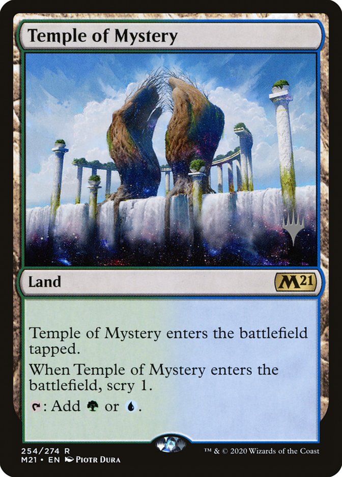 Temple of Mystery (Promo Pack) [Core Set 2021 Promos] | Pegasus Games WI