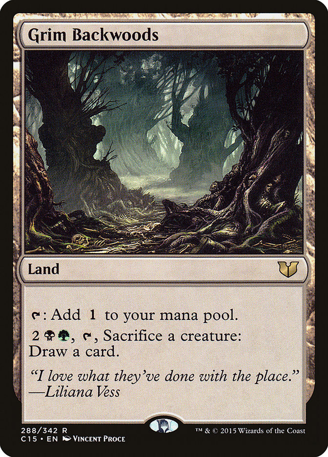 Grim Backwoods [Commander 2015] | Pegasus Games WI