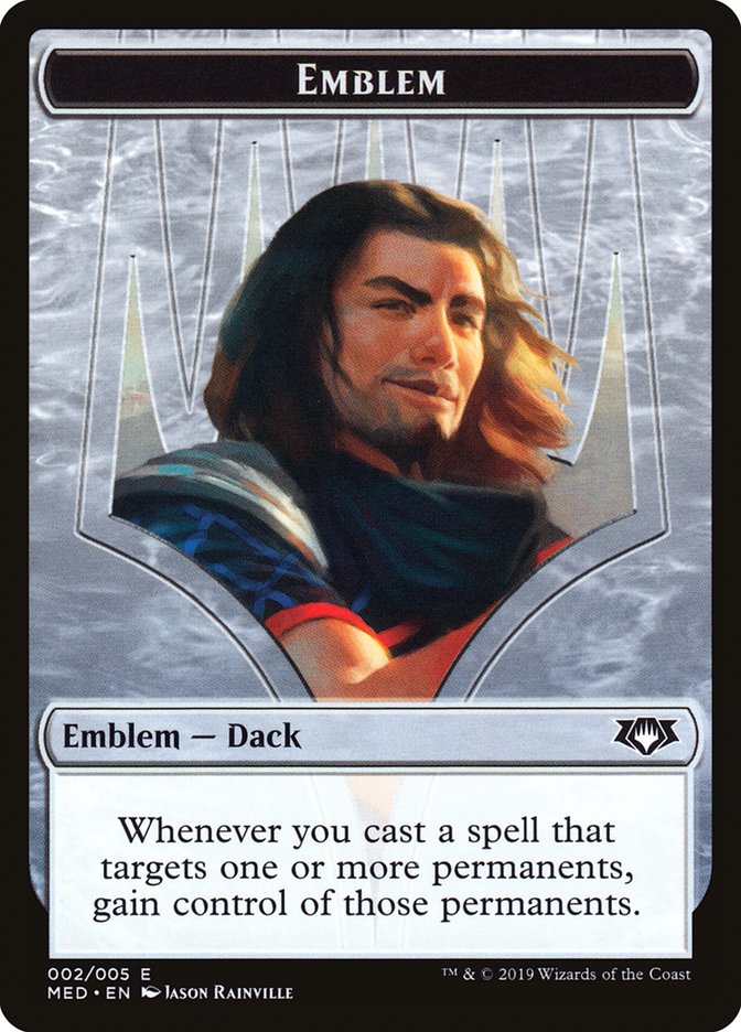 Dack Fayden Emblem [Mythic Edition Tokens] | Pegasus Games WI