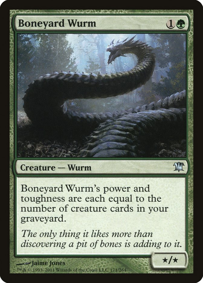 Boneyard Wurm [Innistrad] | Pegasus Games WI