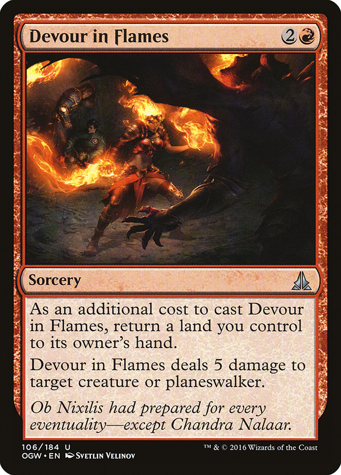 Devour in Flames [Oath of the Gatewatch] | Pegasus Games WI