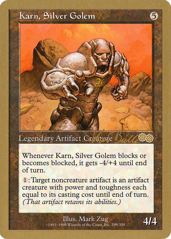 Karn, Silver Golem (Kai Budde) [World Championship Decks 1999] | Pegasus Games WI